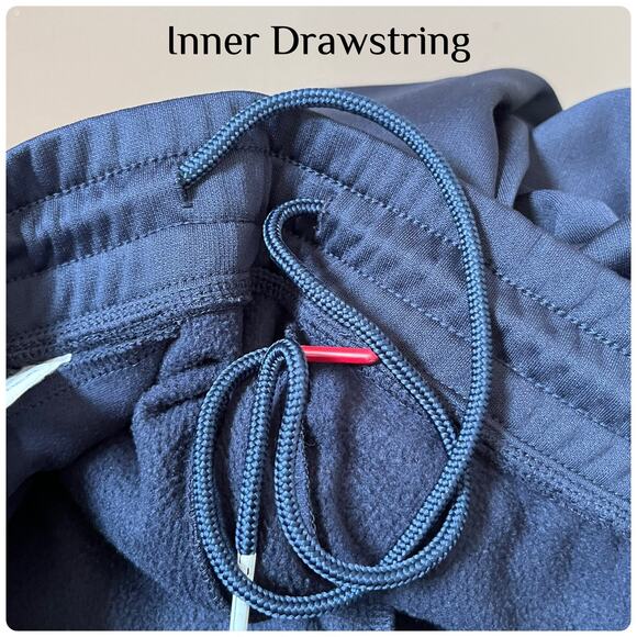 Tommy Hilfiger Blue Logo Tape Microfleece Track Pants Size Small Streetwear - Picture 5 of 11